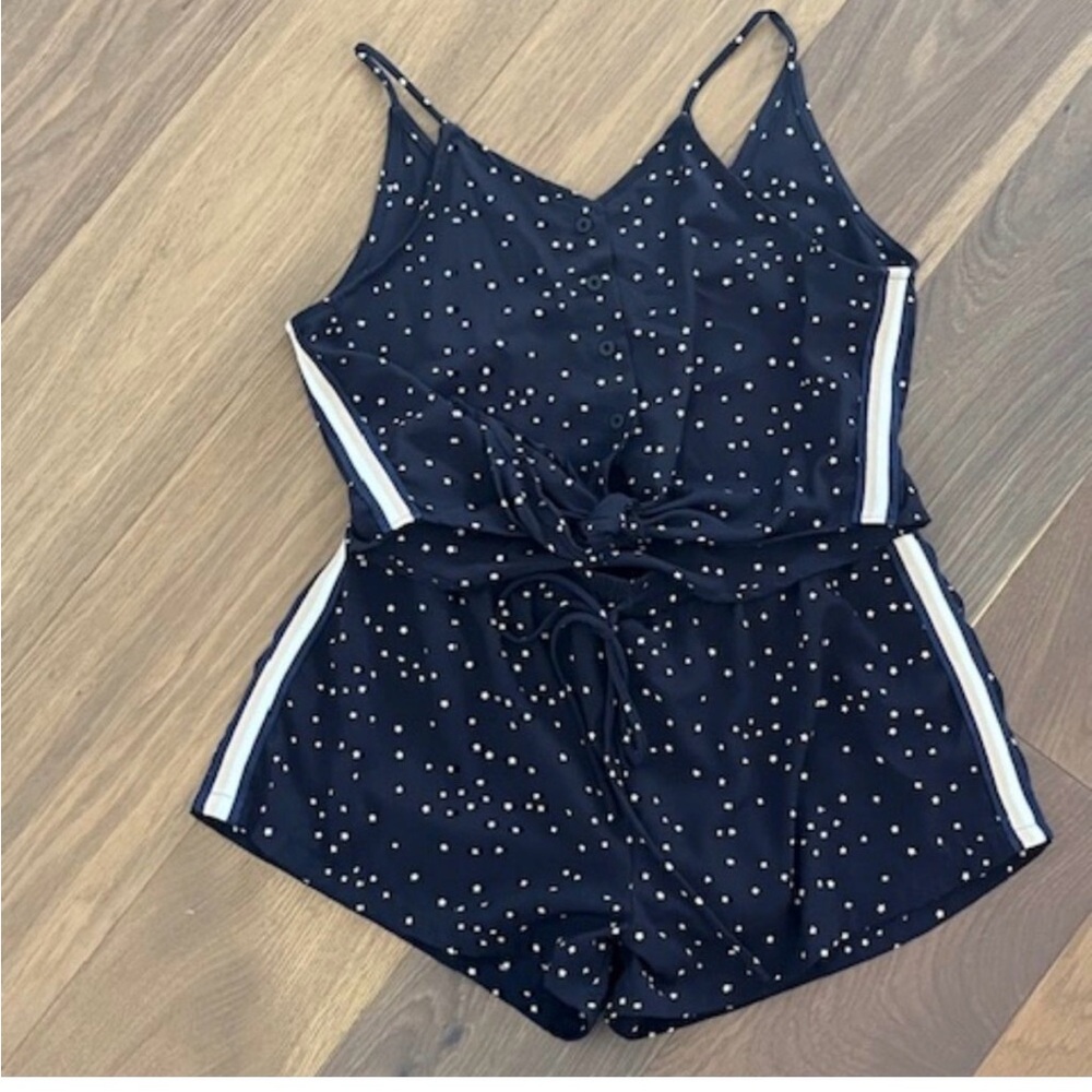 Vintage Havana Blue and White Kids Set sz 10 excellent condition